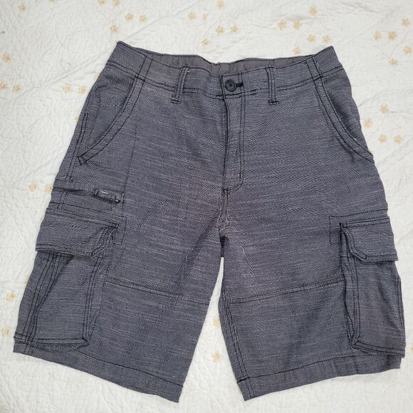 George Size 34 Men's Charcoal Cargo Shorts - Picture 1 of 3
